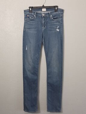 Hudson Jeans Tilda Mid Rise Cigarette Mary Straight Leg Jeans Womens 29